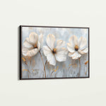 Floral 503 Canvas Art 60 x 40 cm / Black