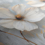 Floral 503 Canvas Art 60 x 40 cm / Black