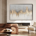 Abstract 504 Canvas Art 60 x 40 cm / Black