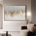 Abstract 504 Canvas Art 60 x 40 cm / Black