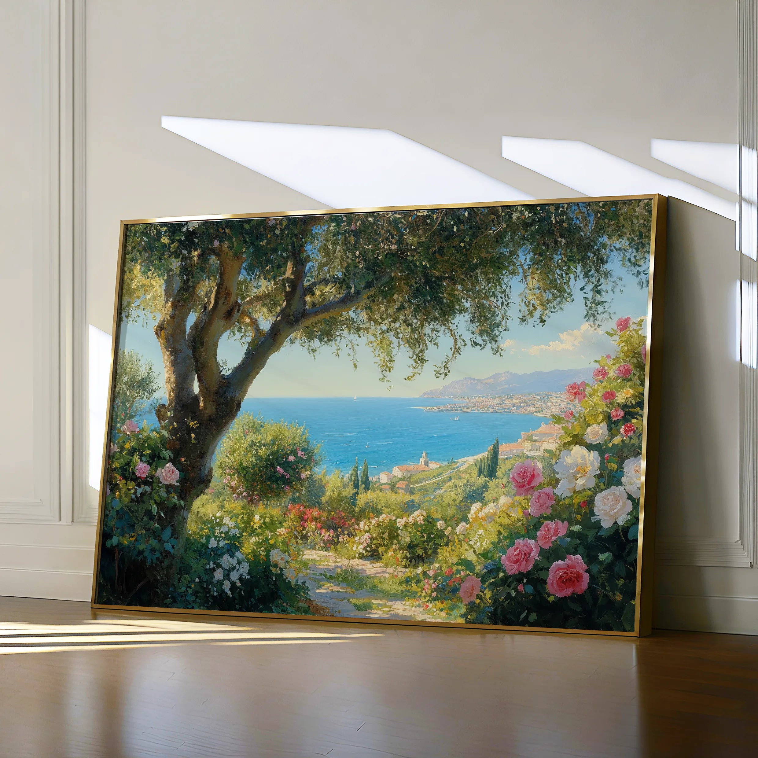 Landscape 504 Canvas Art 60 x 40 cm / Black