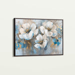 Floral 505 Canvas Art 60 x 40 cm / Black
