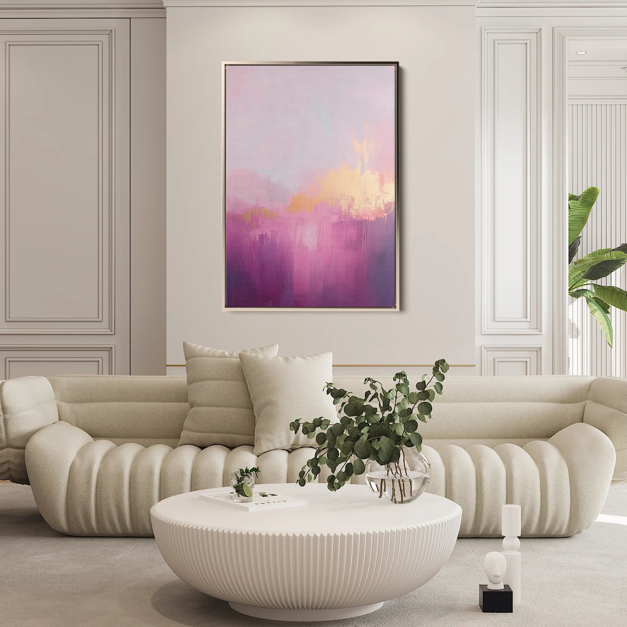 Abstract 507 Canvas Art 60 x 40 cm / Black