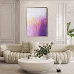 Abstract 508 Canvas Art 60 x 40 cm / Black