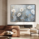 Floral 509 Canvas Art 60 x 40 cm / Black
