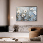 Floral 509 Canvas Art 60 x 40 cm / Black