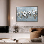 Floral 510 Canvas Art 60 x 40 cm / Black