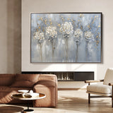 Floral 511 Canvas Art 60 x 40 cm / Black