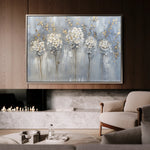 Floral 511 Canvas Art 60 x 40 cm / Black