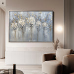 Floral 511 Canvas Art 60 x 40 cm / Black