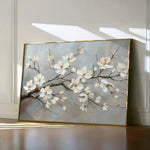Floral 513 Canvas Art 60 x 40 cm / Black
