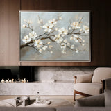 Floral 513 Canvas Art 60 x 40 cm / Black