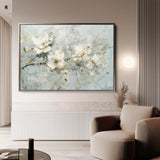 Floral 514 Canvas Art 60 x 40 cm / Black