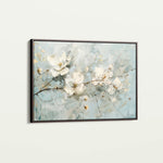 Floral 514 Canvas Art 60 x 40 cm / Black