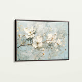 Floral 514 Canvas Art 60 x 40 cm / Black