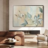 Floral 515 Canvas Art 60 x 40 cm / Black