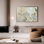 Floral 515 Canvas Art 60 x 40 cm / Black