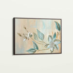 Floral 515 Canvas Art 60 x 40 cm / Black