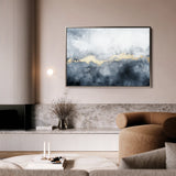 Abstract 516 Canvas Art 60 x 40 cm / Black