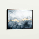 Abstract 516 Canvas Art 60 x 40 cm / Black