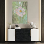 Floral 517 Canvas Art 60 x 40 cm / Black