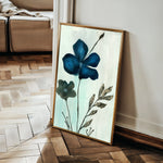 Floral 518 Canvas Art 60 x 40 cm / Black