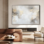 Abstract 519 Canvas Art 60 x 40 cm / Black