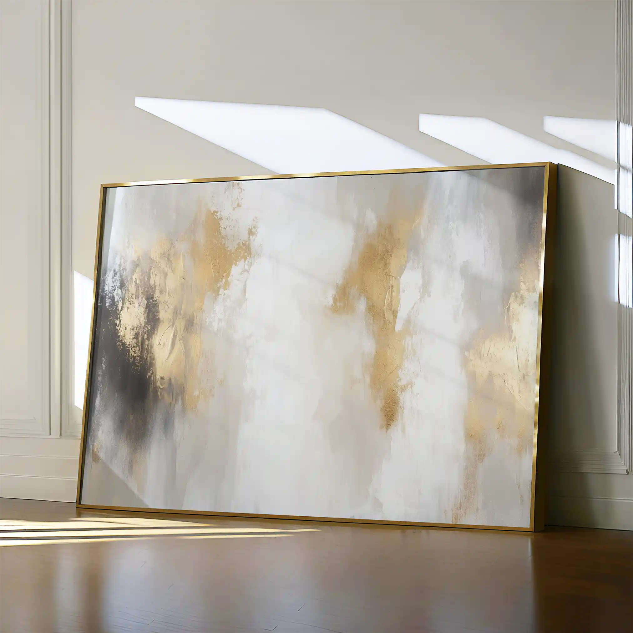 Abstract 520 Canvas Art 60 x 40 cm / Black