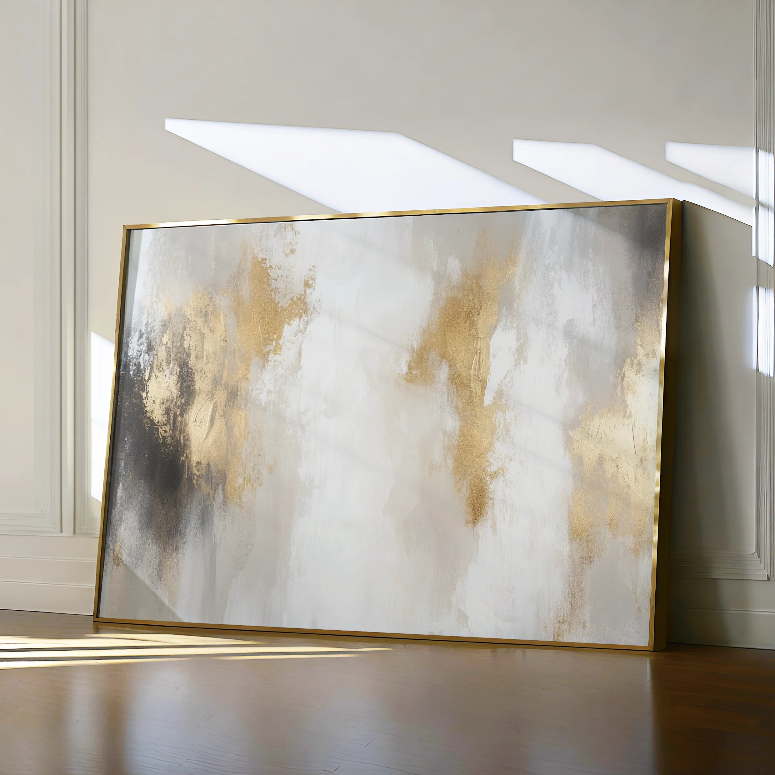 Abstract 520 Canvas Art 60 x 40 cm / Black