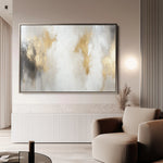 Abstract 520 Canvas Art 60 x 40 cm / Black