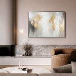 Abstract 520 Canvas Art 60 x 40 cm / Black