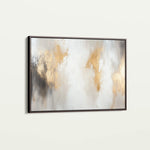 Abstract 520 Canvas Art 60 x 40 cm / Black