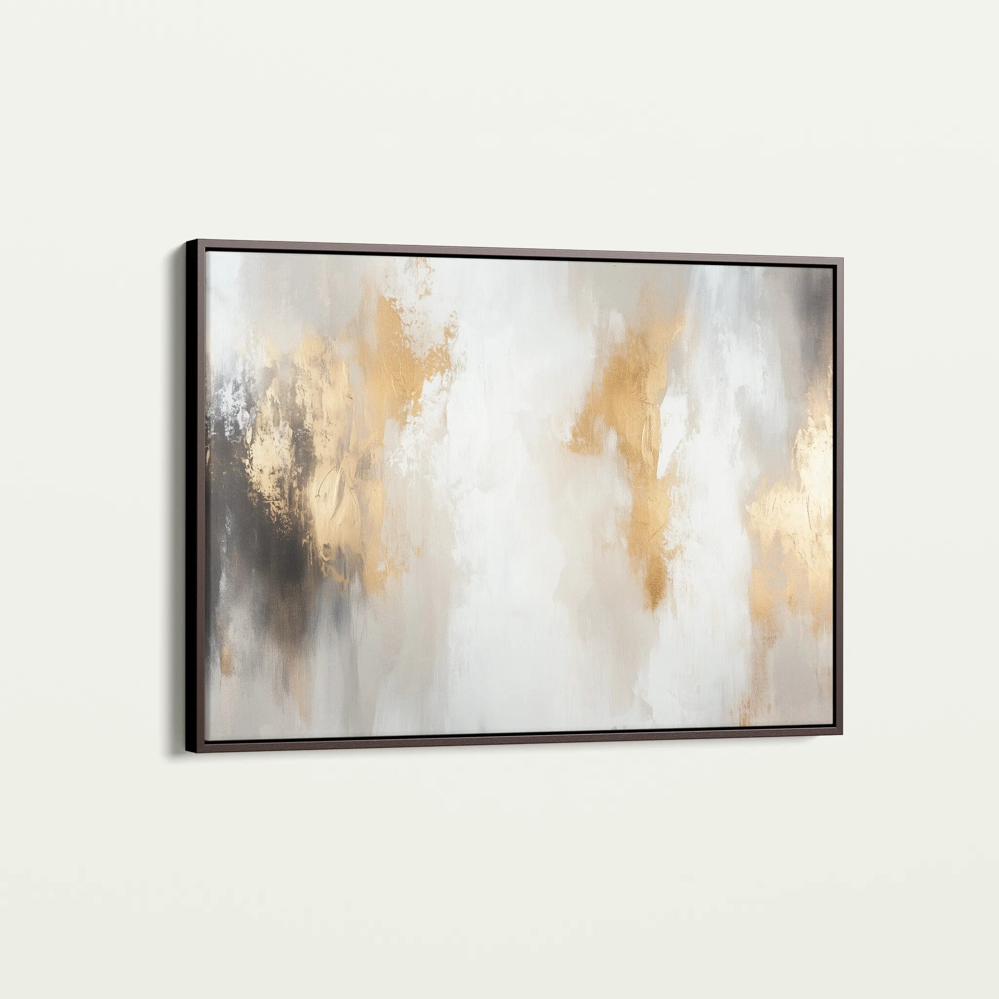 Abstract 520 Canvas Art 60 x 40 cm / Black