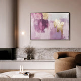 Abstract 521 Canvas Art 60 x 40 cm / Black