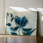 Floral 522 Canvas Art 60 x 40 cm / Black