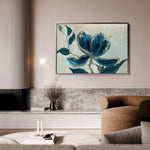 Floral 522 Canvas Art 60 x 40 cm / Black