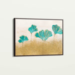 Floral 523 Canvas Art 60 x 40 cm / Black