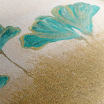 Floral 523 Canvas Art 60 x 40 cm / Black