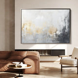 Abstract 524 Canvas Art 60 x 40 cm / Black
