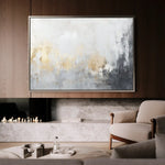 Abstract 524 Canvas Art 60 x 40 cm / Black