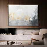 Abstract 524 Canvas Art 60 x 40 cm / Black