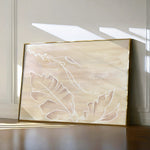 Floral 526 Canvas Art 60 x 40 cm / Black
