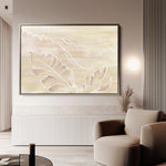 Floral 526 Canvas Art 60 x 40 cm / Black