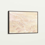 Floral 526 Canvas Art 60 x 40 cm / Black