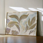 Floral 527 Canvas Art 60 x 40 cm / Black