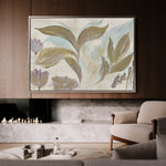 Floral 527 Canvas Art 60 x 40 cm / Black