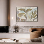 Floral 527 Canvas Art 60 x 40 cm / Black