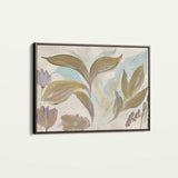 Floral 527 Canvas Art 60 x 40 cm / Black