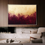 Abstract 528 Canvas Art 60 x 40 cm / Black