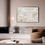 Floral 528 Canvas Art 60 x 40 cm / Black